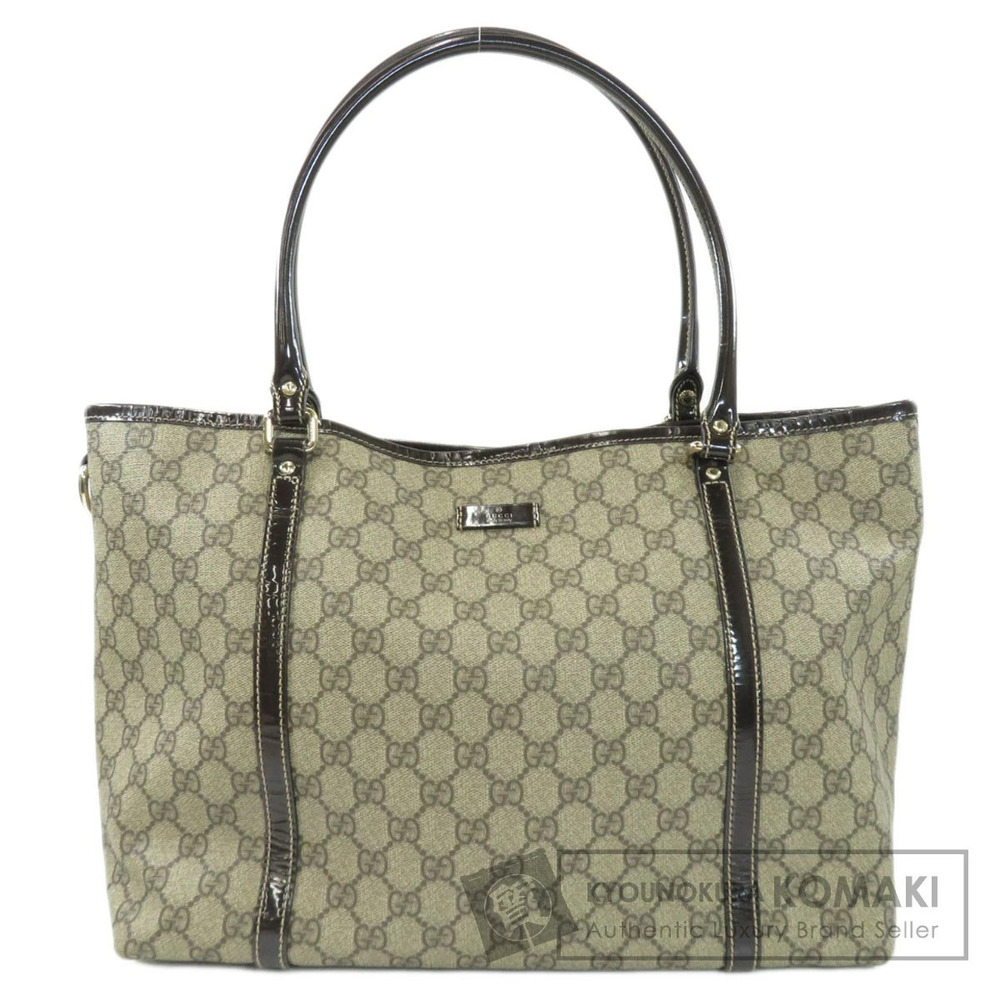 Gucci GG Supreme Joy Tote Shoulder Bag Brown